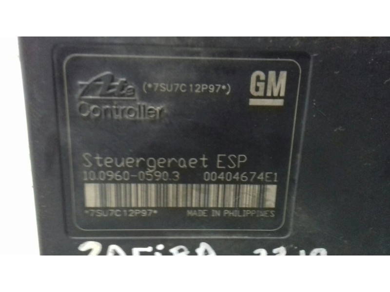 Recambio de abs para opel zafira b cosmo referencia OEM IAM 10020602874 13244860 ATE