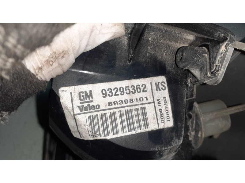 Recambio de faro antiniebla trasero izquierdo para opel meriva 1.7 16v cdti cat referencia OEM IAM 93295362  VALEO
