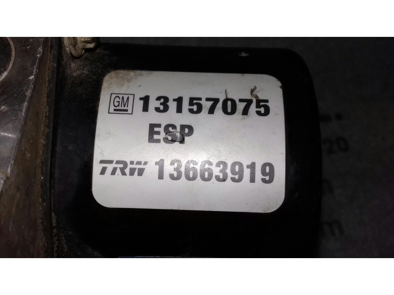 Recambio de abs para opel vectra c berlina elegance referencia OEM IAM 13157075 13663919 TRW