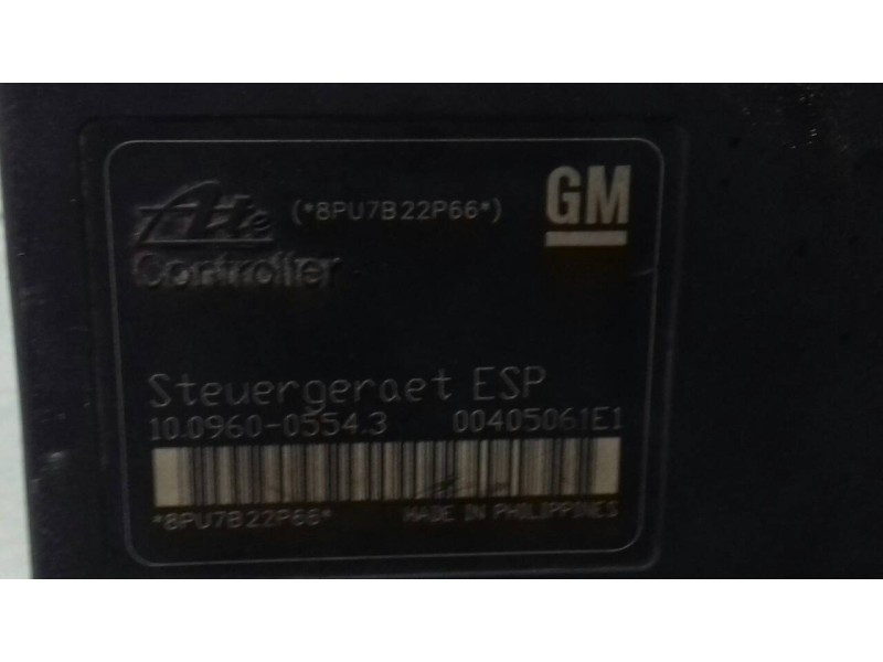 Recambio de abs para opel astra h ber. cosmo referencia OEM IAM 10020602906 13246535 ATE