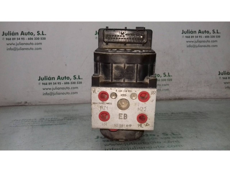 Recambio de abs para opel astra g berlina club referencia OEM IAM 0265216651 90581417 BOSCH