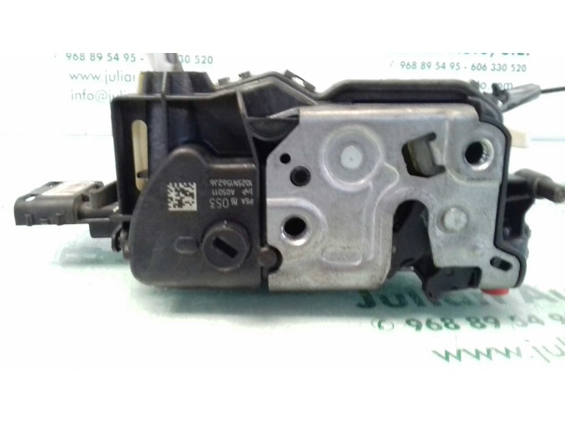 Recambio de cerradura puerta trasera izquierda para citroen c-elysée exclusive referencia OEM IAM A048069 6 PINES ELECTRICA