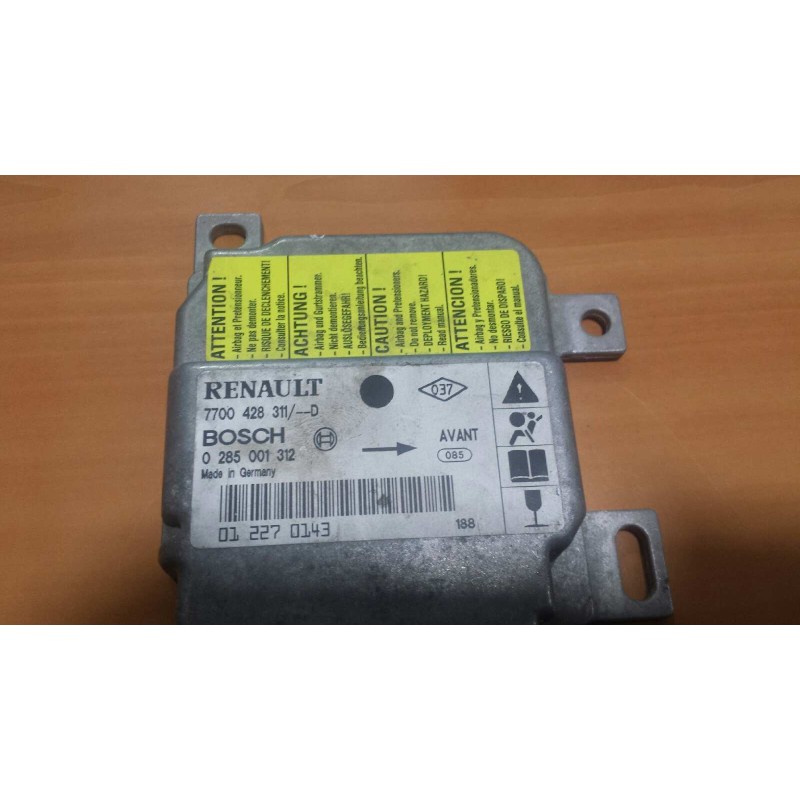 Recambio de centralita airbag para renault clio ii fase ii (b/cb0) community referencia OEM IAM 0285001312 7700428311D 