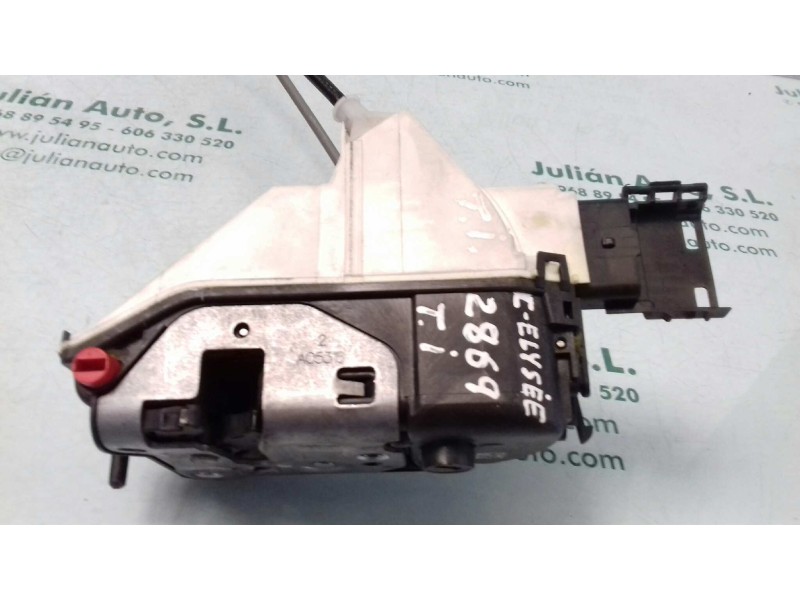 Recambio de cerradura puerta trasera izquierda para citroen c-elysée exclusive referencia OEM IAM A048069 6 PINES ELECTRICA