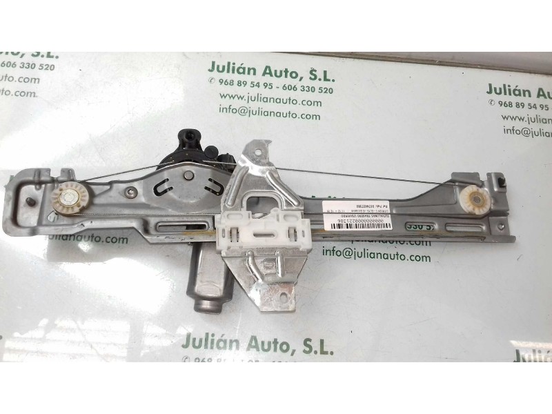 Recambio de elevalunas trasero izquierdo para citroen c-elysée exclusive referencia OEM IAM 9674437380 2 PINES ELECTRICO