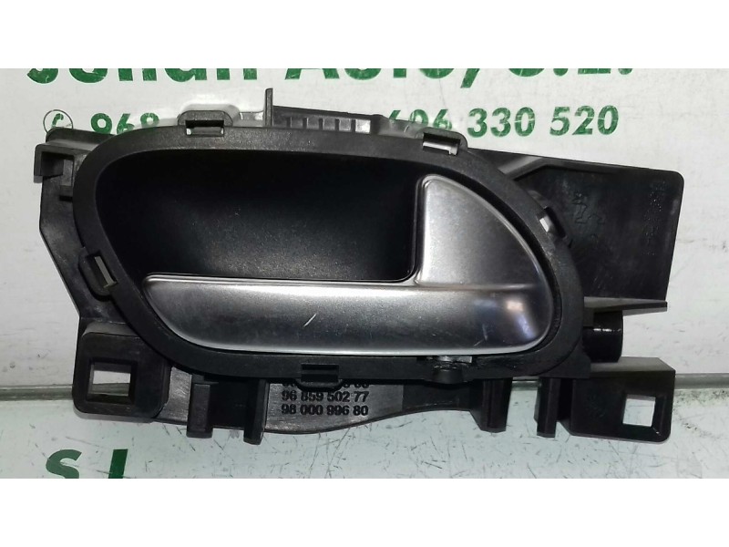 Recambio de maneta interior trasera derecha para citroen c-elysée exclusive referencia OEM IAM 9660525380 9685950277 9800099680