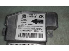 Recambio de centralita airbag para opel meriva 1.7 16v cdti cat referencia OEM IAM 13158713 327963935 TEMIC 2