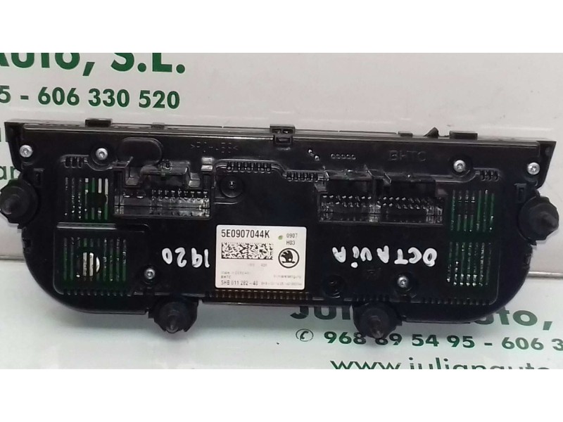 Recambio de mando climatizador para skoda octavia lim. (5e3) ambition referencia OEM IAM 5E0907044K 5HB01128240 BHTC
