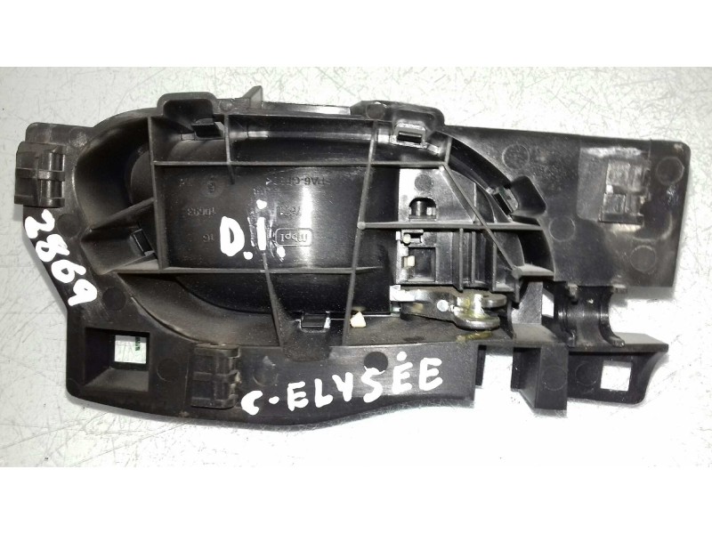 Recambio de maneta interior delantera izquierda para citroen c-elysée exclusive referencia OEM IAM 9660525480 9685950377 9800099