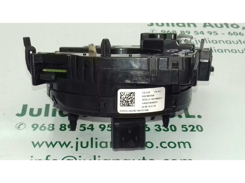 Recambio de anillo airbag para skoda octavia lim. (5e3) ambition referencia OEM IAM 5Q0953549 3OS1001938306 10040774