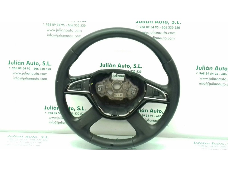 Recambio de volante para skoda octavia lim. (5e3) ambition referencia OEM IAM 5E0419091AC 5E0419685A PIEL