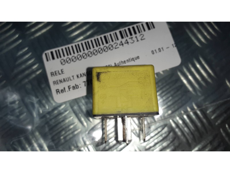 Recambio de rele para renault kangoo (f/kc0) authentique referencia OEM IAM 7700844253 095 G.CARTIER Recambio de rele para renault kangoo (f/kc0) authentique referencia OEM IAM 7700844253 095 G.CARTIER