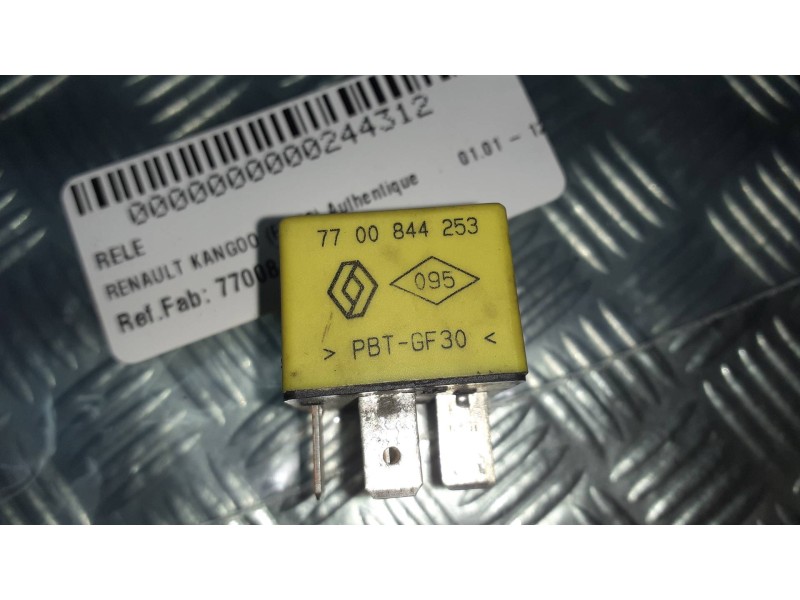 Recambio de rele para renault kangoo (f/kc0) authentique referencia OEM IAM 7700844253 095 G.CARTIER Recambio de rele para renault kangoo (f/kc0) authentique referencia OEM IAM 7700844253 095 G.CARTIER