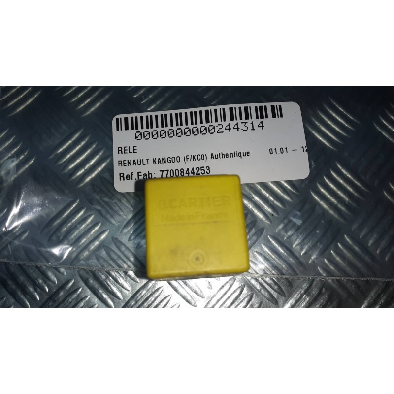 Recambio de rele para renault kangoo (f/kc0) authentique referencia OEM IAM 7700844253 095 G.CARTIER