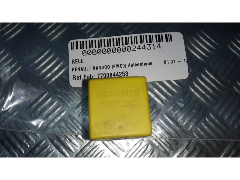 Recambio de rele para renault kangoo (f/kc0) authentique referencia OEM IAM 7700844253 095 G.CARTIER