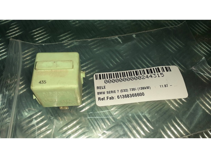 Recambio de rele para bmw serie 7 (e32) 730i (138kw) referencia OEM IAM 61368366600 V23134 SIEMENS