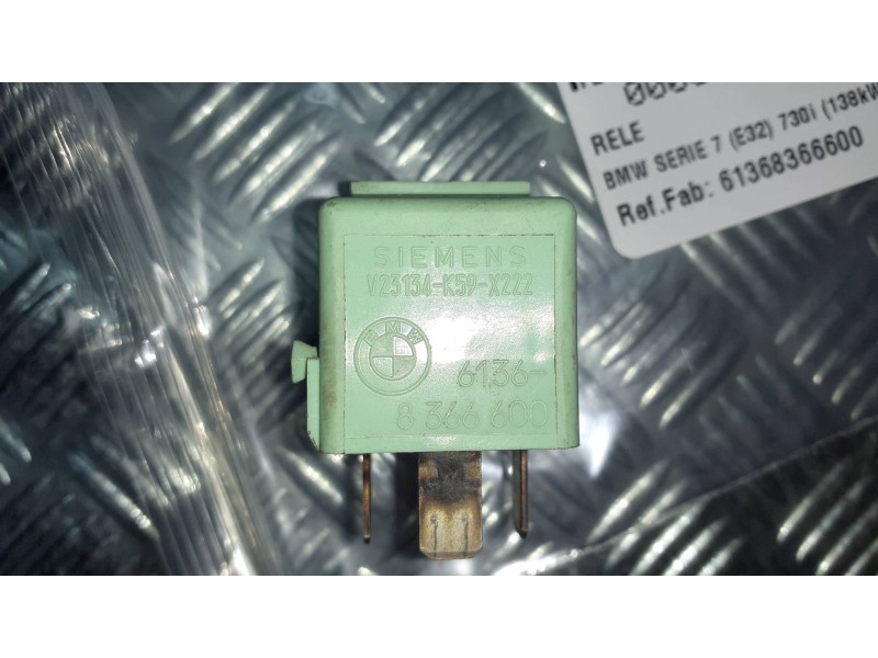 Recambio de rele para bmw serie 7 (e32) 730i (138kw) referencia OEM IAM 61368366600 V23134 SIEMENS