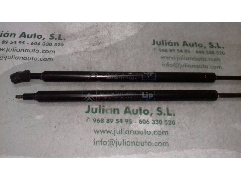 Recambio de amortiguadores maletero / porton para citroen zx 1.4 referencia OEM IAM 9602754380  380N