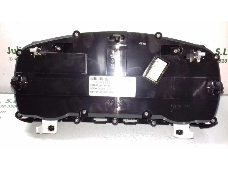 Recambio de cuadro instrumentos para citroen c3 pure tech referencia OEM IAM 981336168000 SN10437810 
