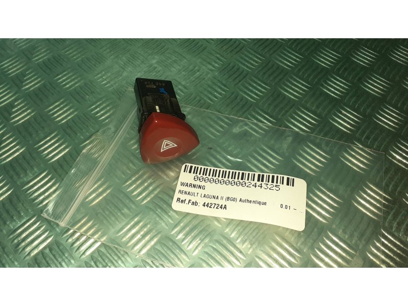 Recambio de warning para renault laguna ii (bg0) authentique referencia OEM IAM 442724A  CONECTOR 4 PINES