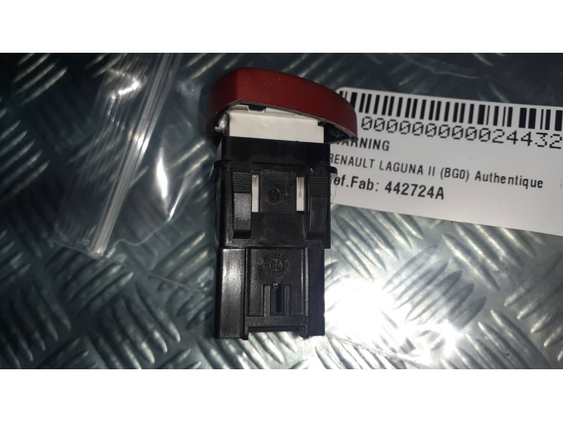 Recambio de warning para renault laguna ii (bg0) authentique referencia OEM IAM 442724A  CONECTOR 4 PINES