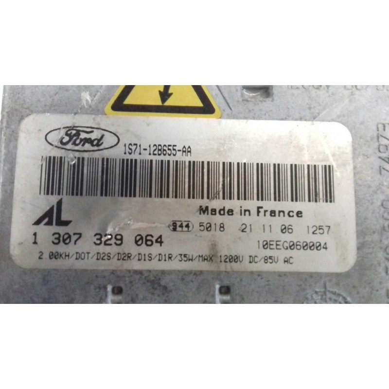 Recambio de centralita faros xenon para ford mondeo berlina (ge) 2.0 tdci cat referencia OEM IAM 1307329064  