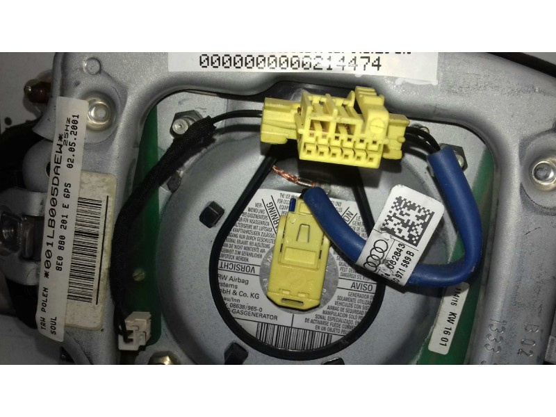 Recambio de airbag delantero izquierdo para audi a4 berlina (8e) 1.9 tdi (96kw) referencia OEM IAM 8E0880201E  