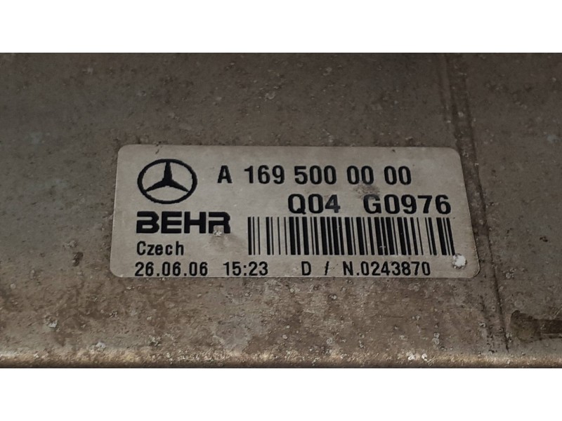 Recambio de intercooler para mercedes-benz clase b (w245) 180 cdi (245.207) referencia OEM IAM A1695000000  BEHR