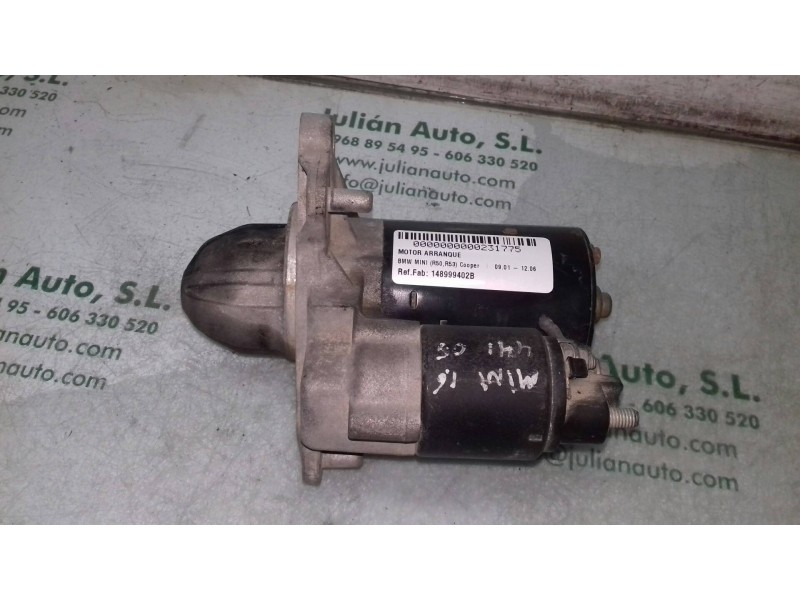 Recambio de motor arranque para bmw mini (r50,r53) cooper referencia OEM IAM 148999402B 0001106019 BOSCH