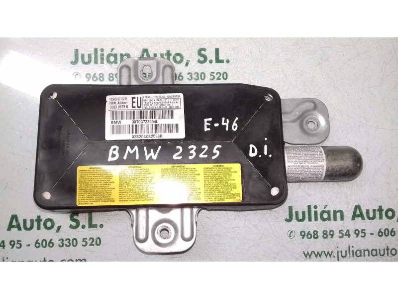 Recambio de airbag lateral delantero izquierdo para bmw serie 3 berlina (e46) 320d referencia OEM IAM 30703722904L 03B204CB2598R