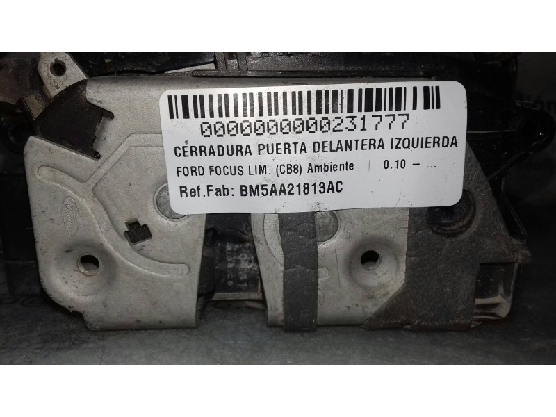 Recambio de cerradura puerta delantera izquierda para ford focus lim. (cb8) ambiente referencia OEM IAM BM5AA21813AC  