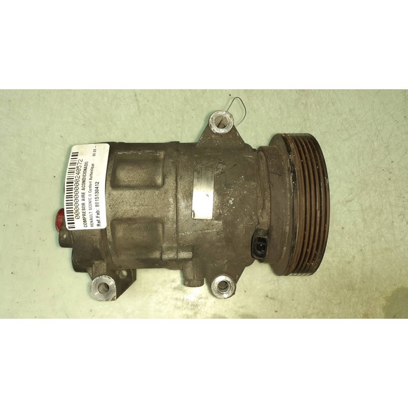 Recambio de compresor aire acondicionado para renault scenic ii confort authentique referencia OEM IAM 8015130412 DW16V 