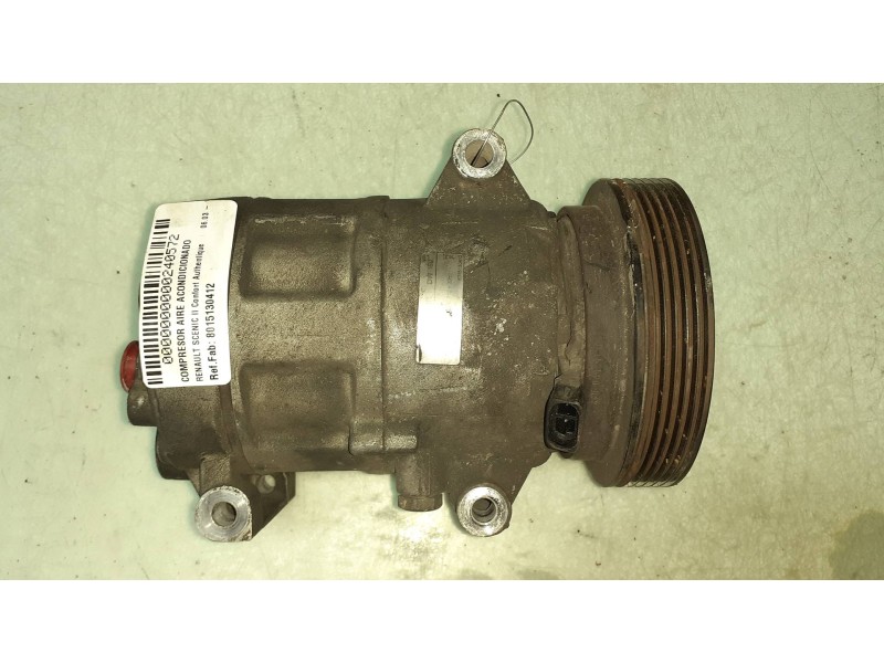 Recambio de compresor aire acondicionado para renault scenic ii confort authentique referencia OEM IAM 8015130412 DW16V 