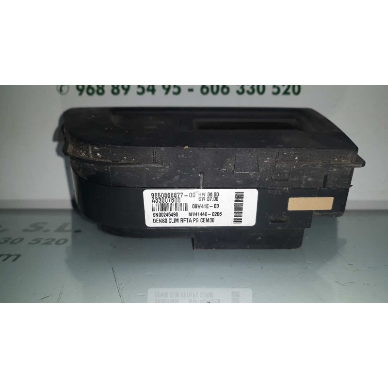 Recambio de mando climatizador para citroen c4 grand picasso exclusive referencia OEM IAM 9650868877 A83007600 DENSO CLIMA
