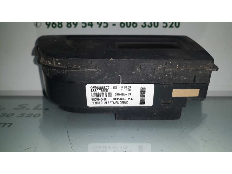 Recambio de mando climatizador para citroen c4 grand picasso exclusive referencia OEM IAM 9650868877 A83007600 DENSO CLIMA