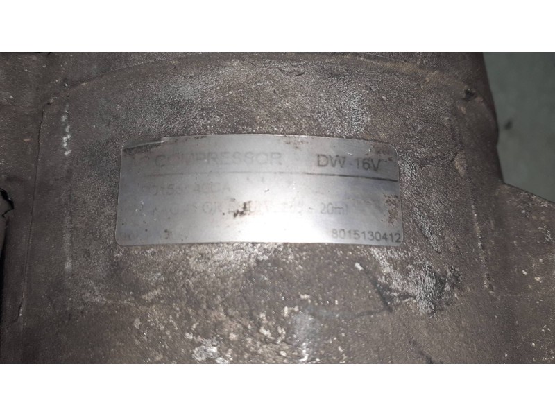 Recambio de compresor aire acondicionado para renault scenic ii confort authentique referencia OEM IAM 8015130412 DW16V 