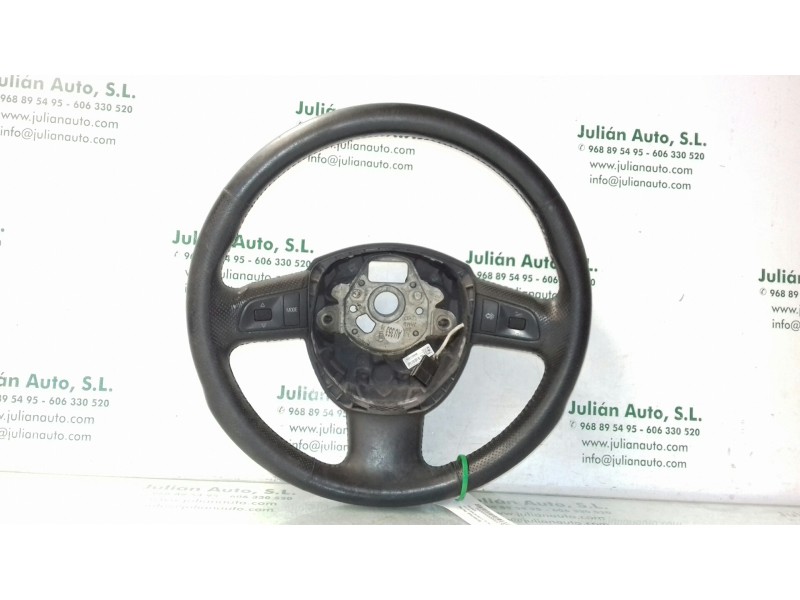 Recambio de volante para audi a4 berlina (8e) 2.0 tdi 16v (103kw) referencia OEM IAM 8P0419091BL  PIEL