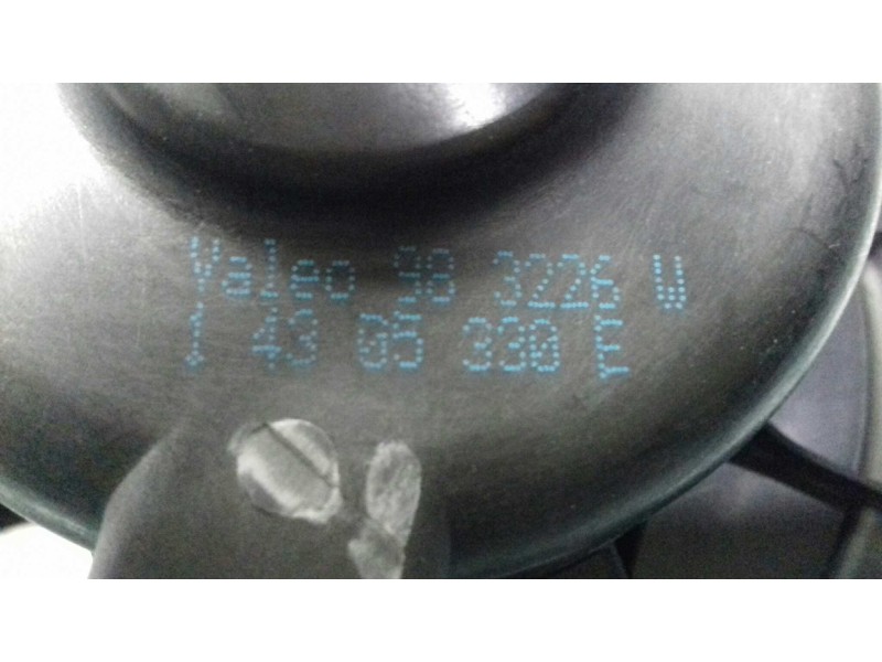Recambio de ventilador calefaccion para seat leon (1p1) reference referencia OEM IAM 14305330E 983226W VALEO