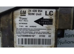 Recambio de centralita airbag para opel corsa c club referencia OEM IAM 24439954 327963935 TEMIC 2