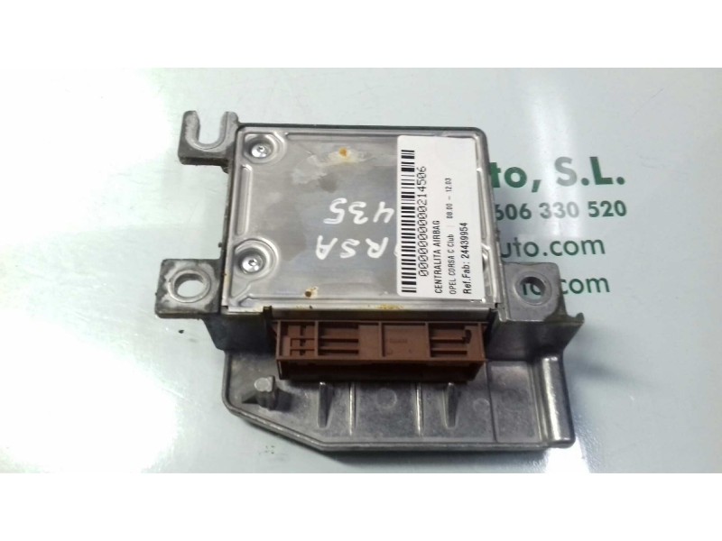 Recambio de centralita airbag para opel corsa c club referencia OEM IAM 24439954 327963935 TEMIC