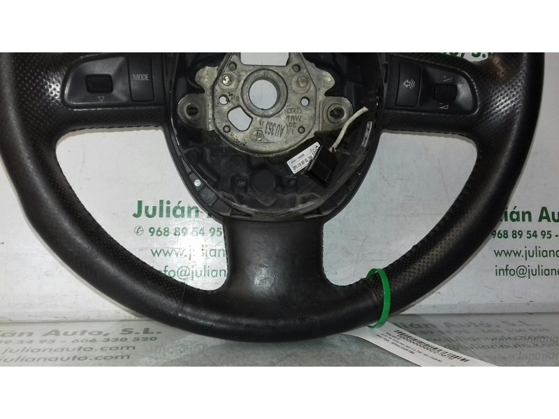 Recambio de volante para audi a4 berlina (8e) 2.0 tdi 16v (103kw) referencia OEM IAM 8P0419091BL  PIEL