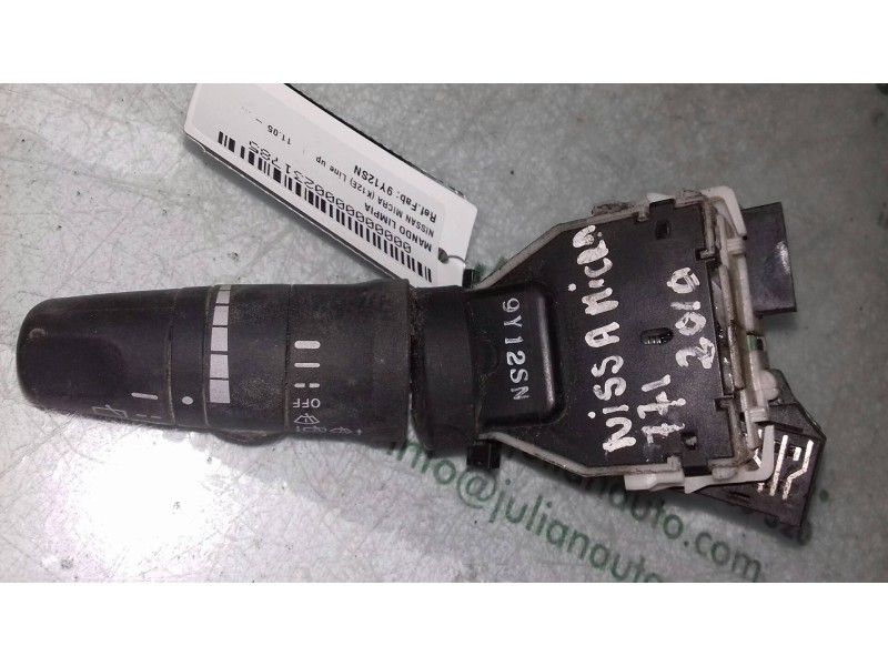 Recambio de mando limpia para nissan micra (k12e) line up referencia OEM IAM 9Y12SN  