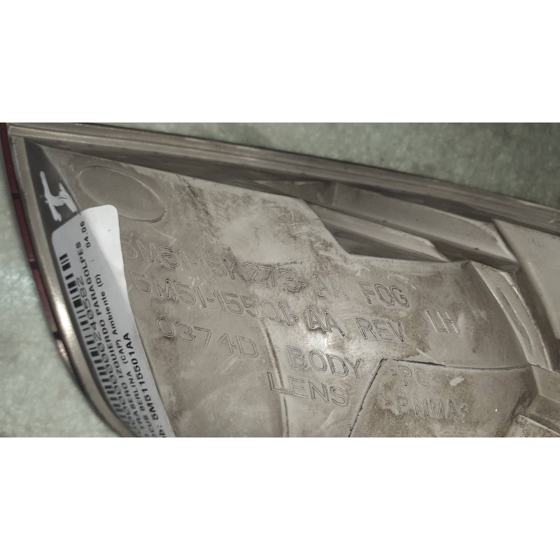 Recambio de faro antiniebla trasero izquierdo para ford focus berlina (cap) ambiente (d) referencia OEM IAM 5M5115501AA  0374D