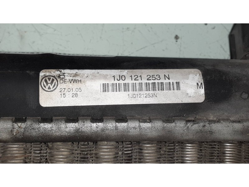 Recambio de radiador agua para seat leon (1m1) signo referencia OEM IAM 1J0121253N  