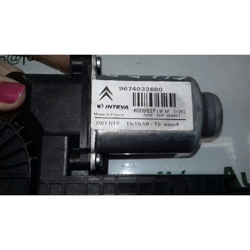 Recambio de motor elevalunas delantero derecho para citroen c4 picasso exclusive referencia OEM IAM 9674032680 440804 400962F