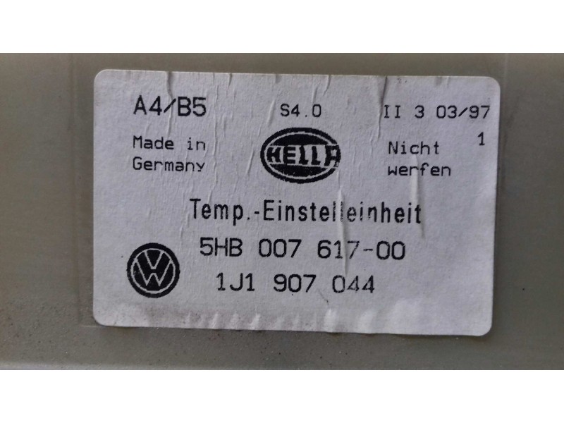 Recambio de mando climatizador para volkswagen passat berlina (3b2) comfortline referencia OEM IAM 1J1907044 5HB00761700 HELLA