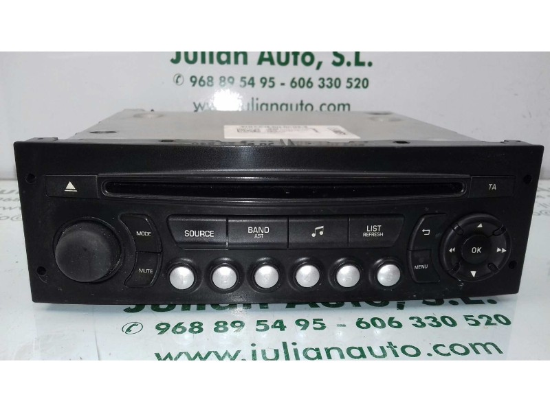 Recambio de sistema audio / radio cd para citroen c4 picasso exclusive referencia OEM IAM 98041616XT RD45 A2C37614001