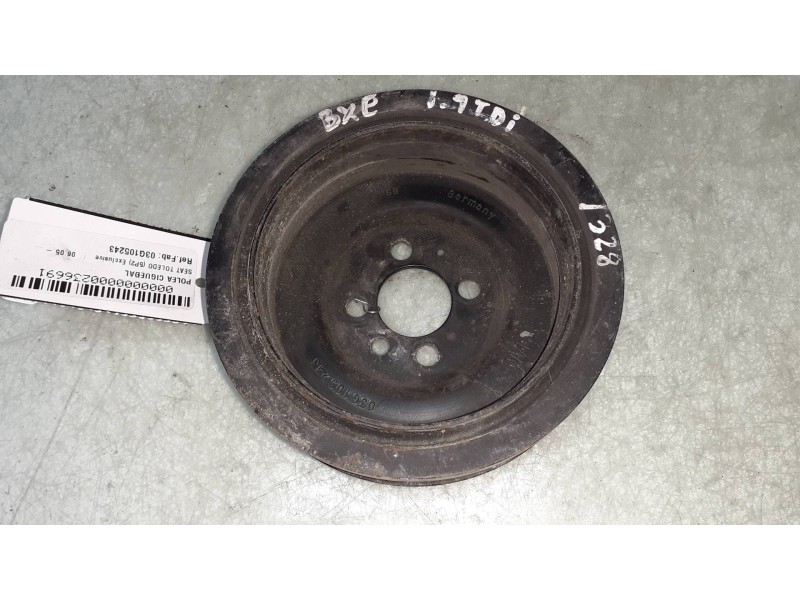 Recambio de polea cigueñal para seat toledo (5p2) exclusive referencia OEM IAM 03G105243  