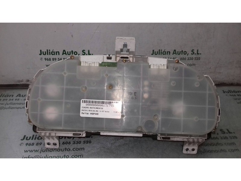 Recambio de cuadro instrumentos para mazda 3 berlina (bk) 1.6 vvt active referencia OEM IAM 4KBP4KB  