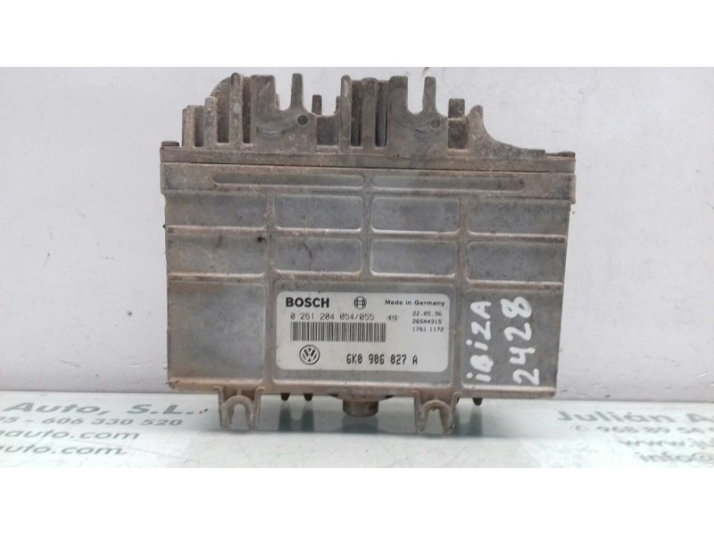 Recambio de centralita motor uce para seat ibiza (6k) básico referencia OEM IAM 6K0906027A 0261204054/055 BOSCH